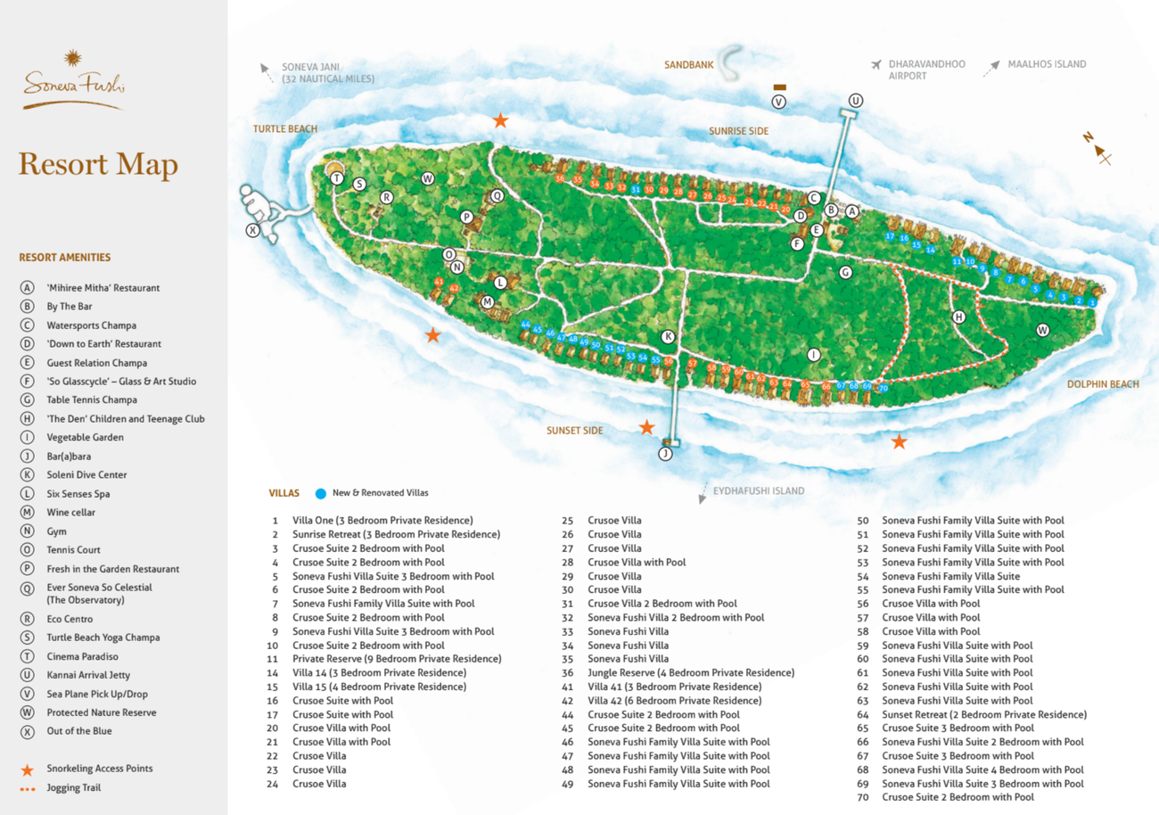 One&Only Reethi Rah Map